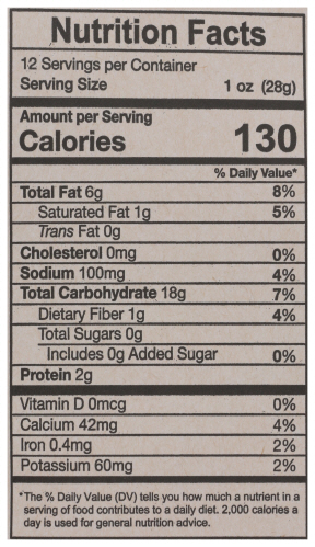 Mi Nina Tortilla Chips Sea Salt 12oz