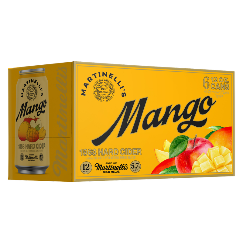 Martinelli's 1868 Mango Cider 6pk 12oz Can