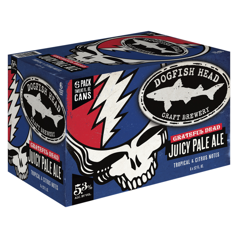 Dogfish Head Grateful Dead Juicy Pale Ale 6pk 12oz Can 5.3% ABV