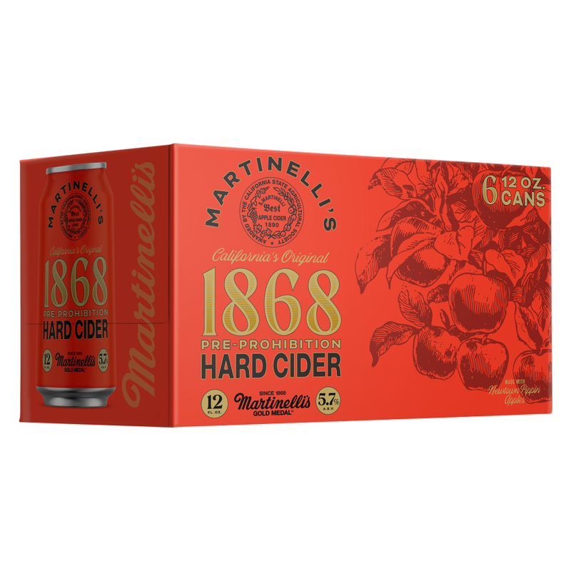 Martinelli's 1868 Cider 6pk 12oz Can