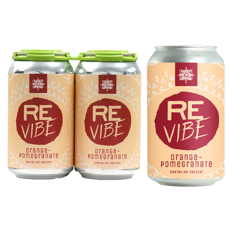 ReVibe Orange Pomegranate Hard Seltzer 4pk 12oz Can 5.0% ABV