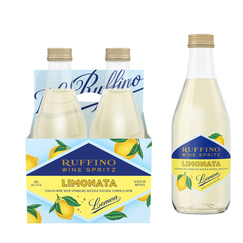 Ruffino Lemon Limonata Wine Spritzer 4pk 12oz Btl