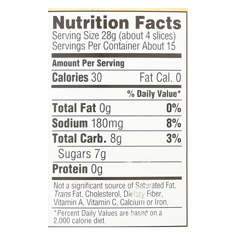 Woodstock Organic Bread & Butter Pickle Chips 24oz