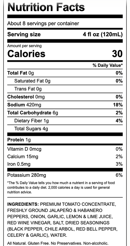 Zorroz Bloody Mary Mix 32oz