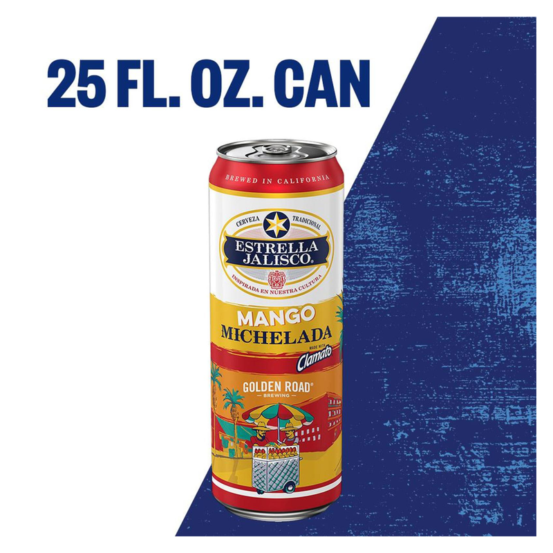 Estrella Jalisco Mango Michelada Single 25oz Can 3.5% Abv