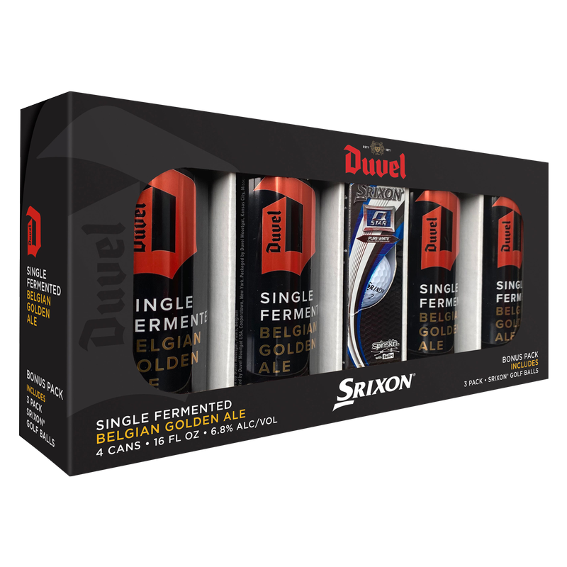 Duvel Single Fermented Ale Golf Gift Pack 4pk 16oz