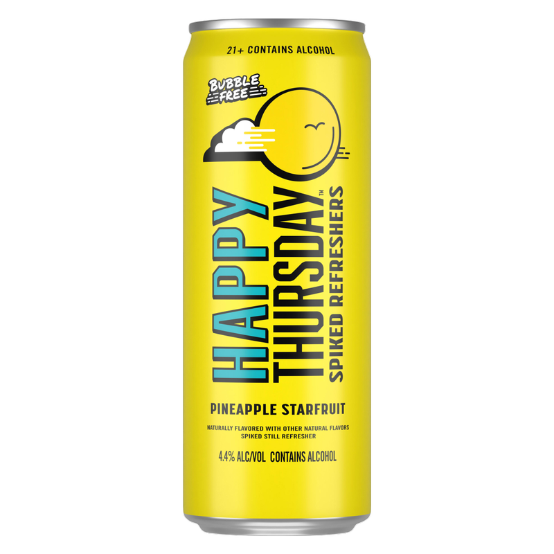 Happy Thursday Pineapple Starfruit 24oz Can 4.4% ABV