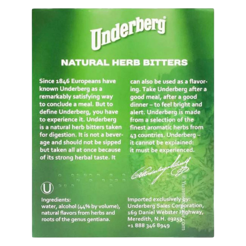 Underberg Bitters 3pk 2oz Btl