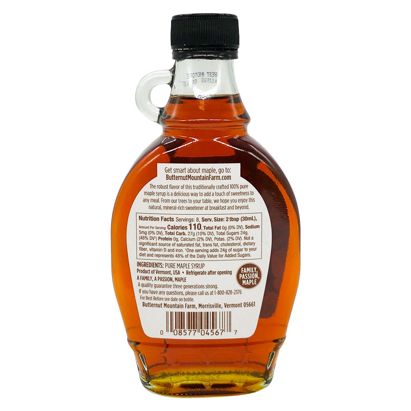 Butternut Mountain Farm Pure Vermont Dark Grade A Maple Syrup 8oz