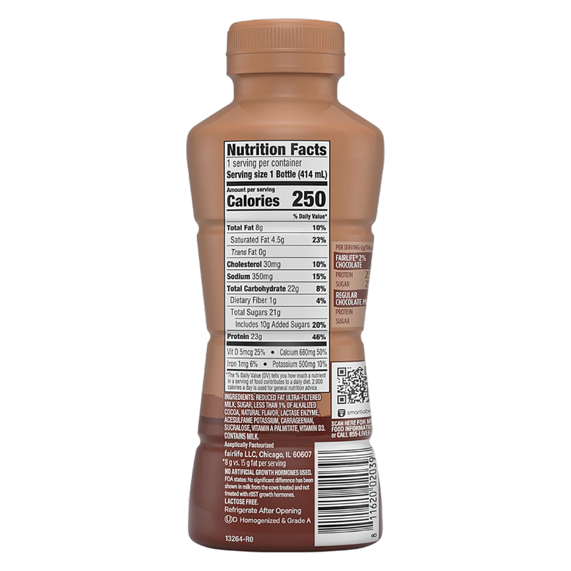 Fairlife 2% Ultra-filtered Chocolate Milk 14oz Btl