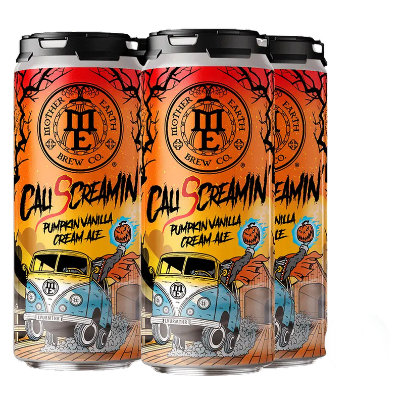 Mother Earth Cali Screamin Pumpkin Ale 4pk 16oz Can