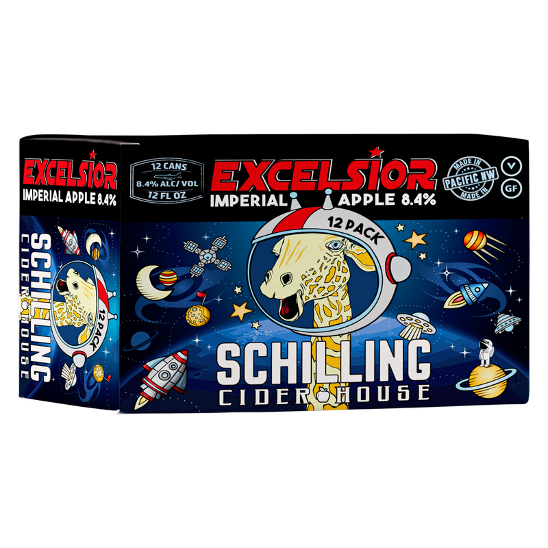 Schilling Cider Excelsior Apple 12pk 12oz Can