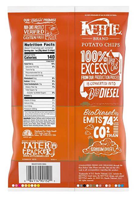 Kettle Brand Backyard Barbeque Potato Chips 13oz