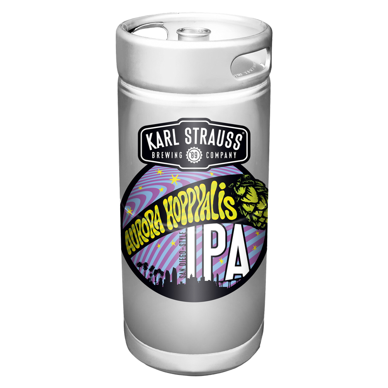 Karl Strauss Brewing Aurora Hoppyalis IPA 5.2 Gal Keg