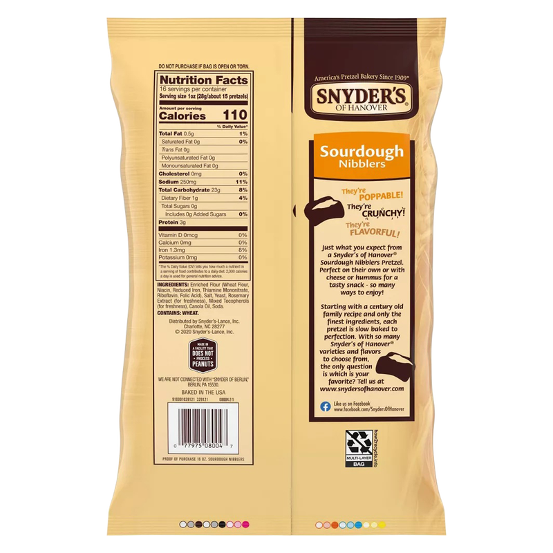 Snyder's Sourdough Pretzel Nibblers 16oz
