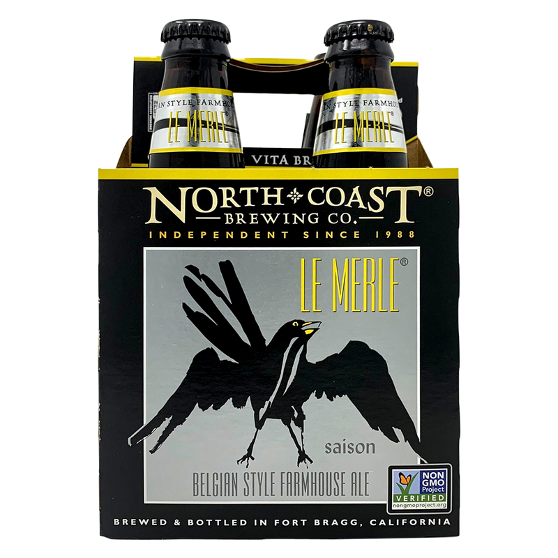 North Coast Brewing Le Merle 4pk 12oz Btl