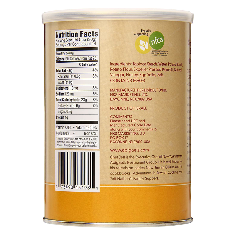 Jeff Nathan Creations Gluten Free Panko Bread Crumbs 15oz