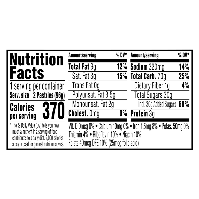 Pop-Tarts Frosted Strawberry Toaster Pastries 2ct