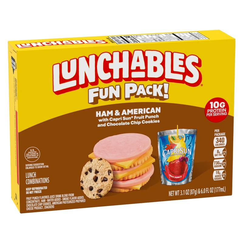 Lunchables Ham & American Cheese Lunch Combinations with Capri Sun - 9.1oz