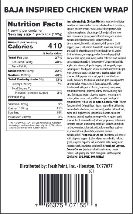 Baja Chicken Wrap