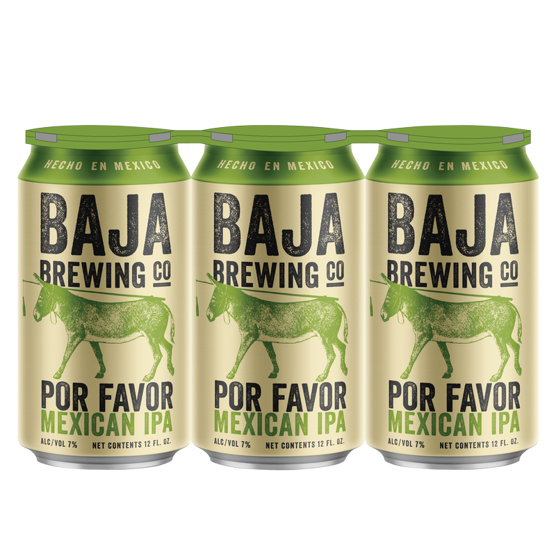 Baja Brewing Mexican IPA Por Favor 6pk 12oz Can