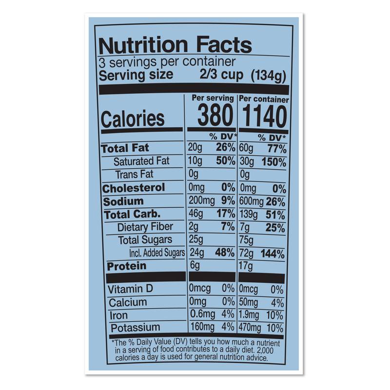 Ben & Jerry's Non-Dairy P.B. & Cookies Pint Dessert Pint