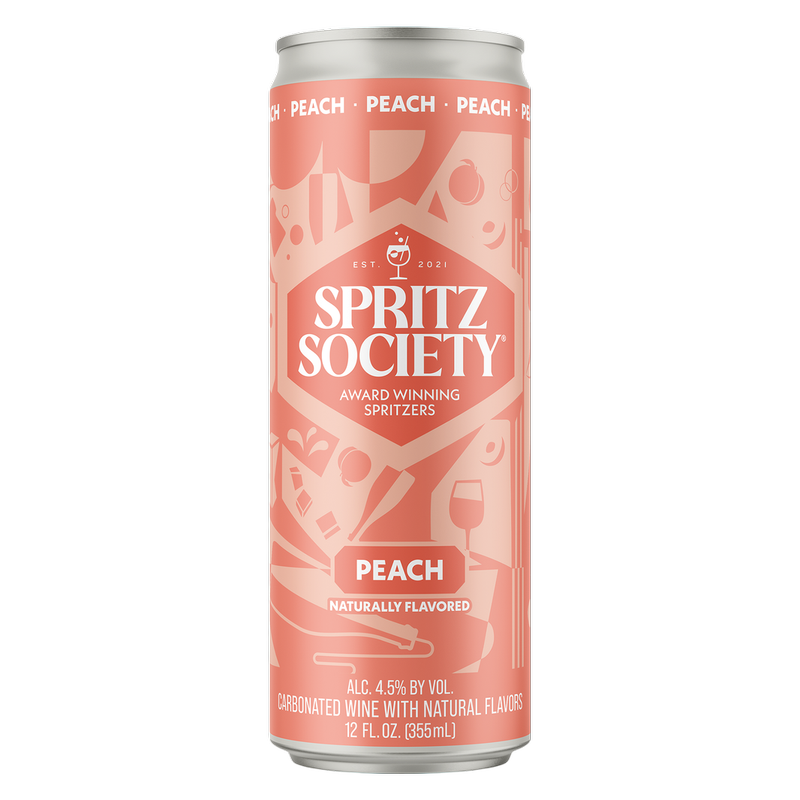 Spritz Society Peach 4pk 12oz Cans 4.5% ABV
