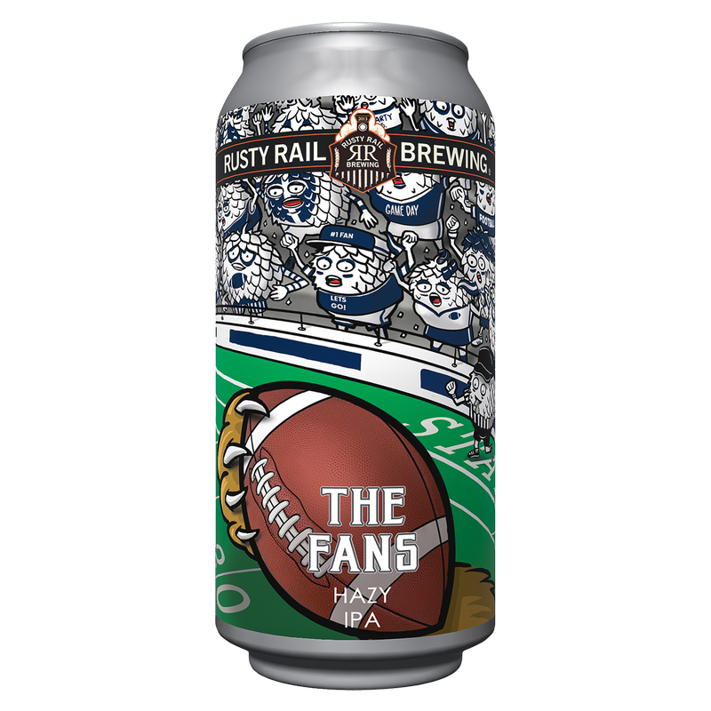 Rusty Rail The Fans Hazy IPA 4pk 16oz Can 5.5% ABV