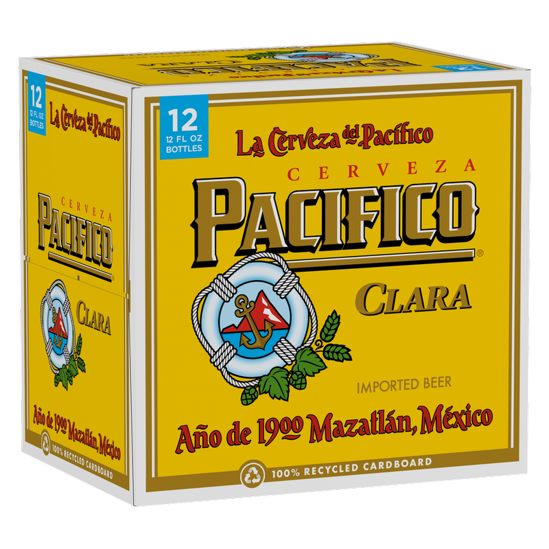 Pacifico 12pk 12oz Btl 4.4% ABV