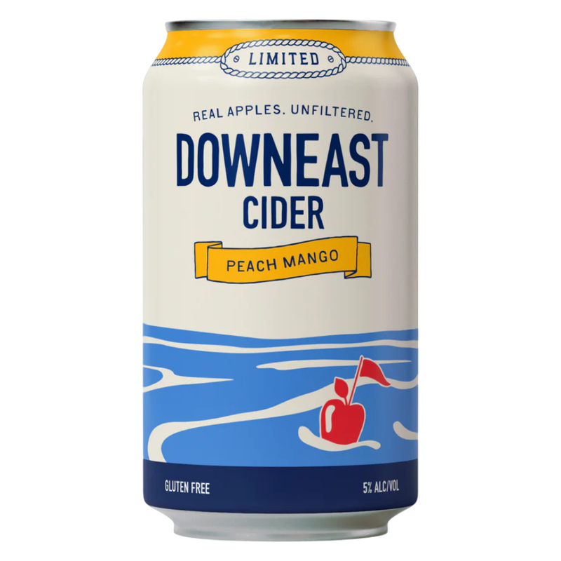 Downeast Cider Seasonal - Peach Mango 4pk 12oz Can 5.0% ABV