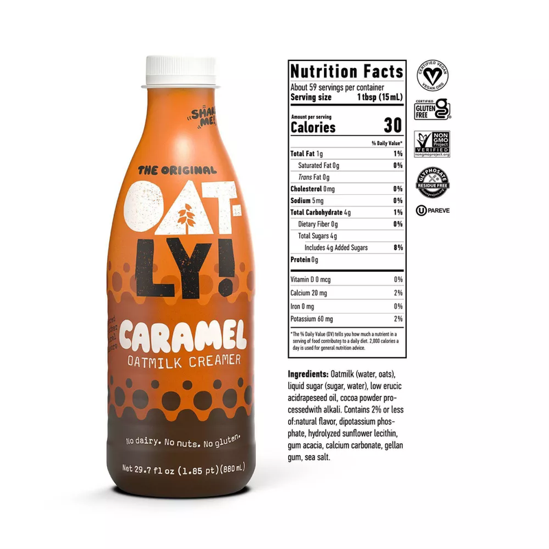 Oatly Caramel Creamer 29.7oz Btl