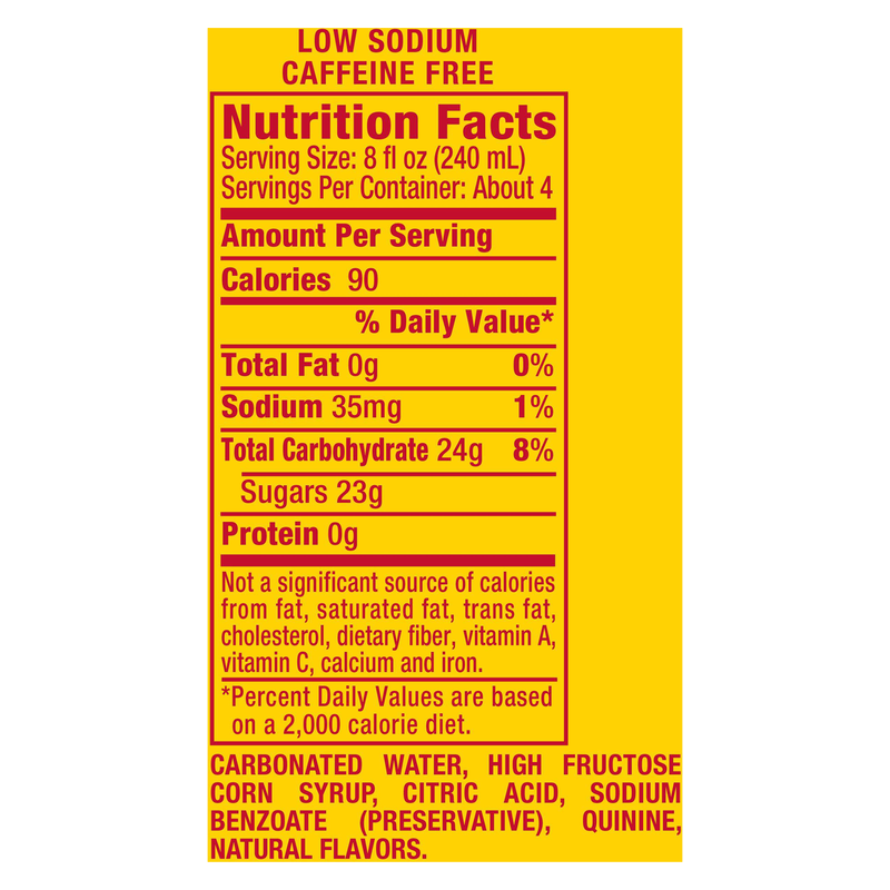 Canada Dry Tonic Water 1L Btl