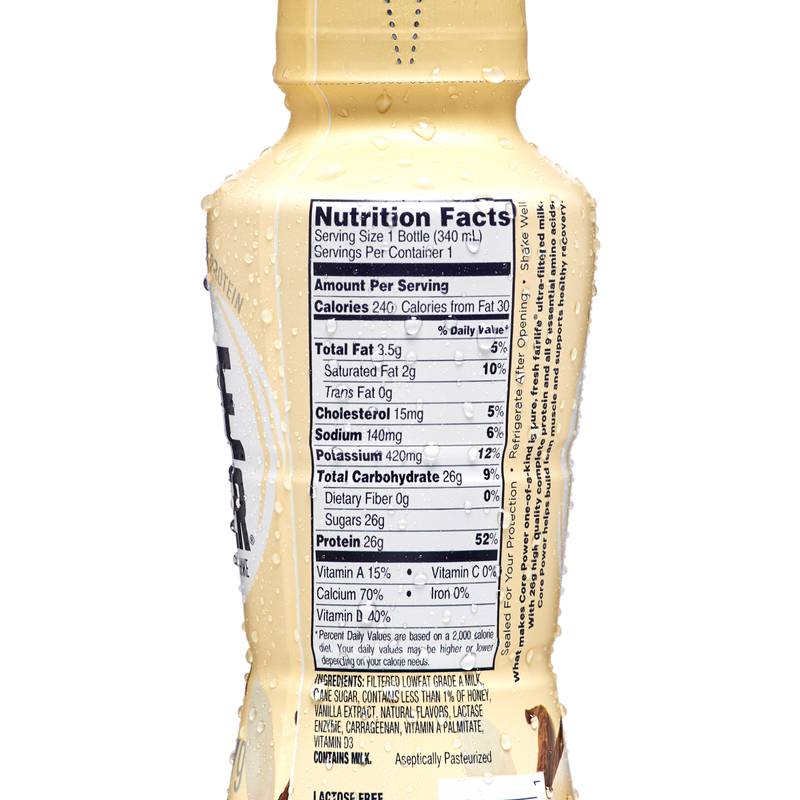 Core Power Vanilla Protein Milkshake 11.5oz