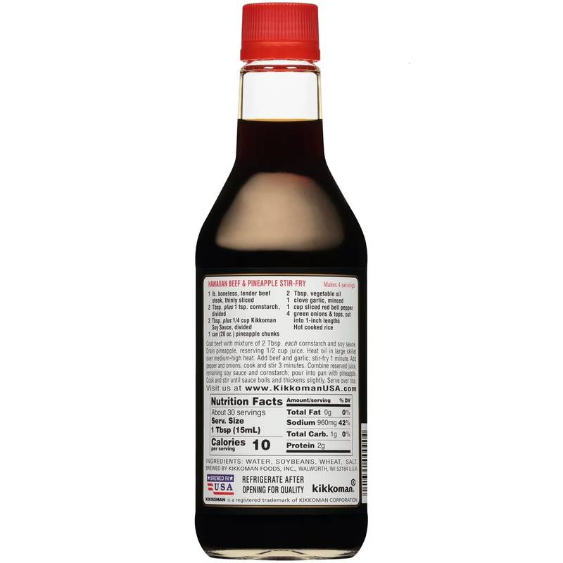 Kikkoman Soy Sauce, 15 fl. oz.