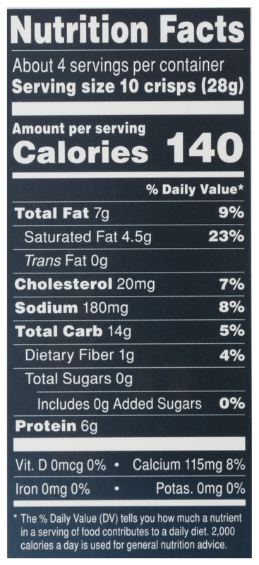 John Wm. Macy's Asiago & Cheddar Cheese Crisps 4oz