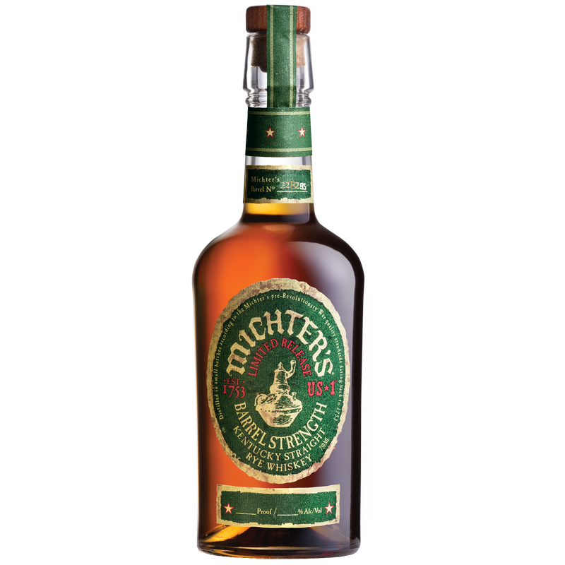 Michter's Barrel Strength Rye Whiskey 750 ML (109.2 proof)