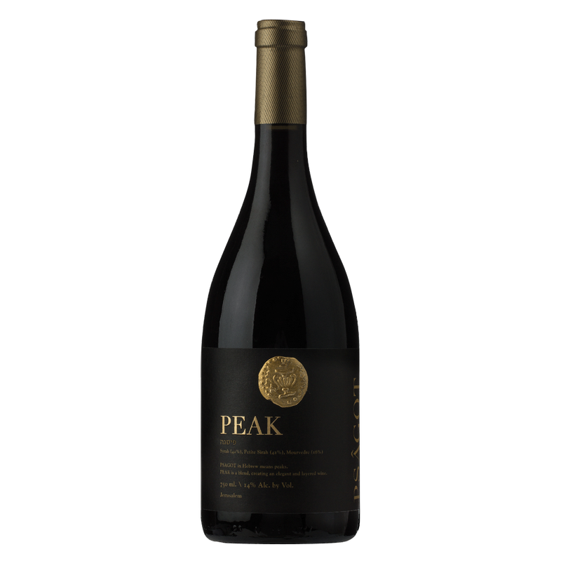 Psagot Peak Kosher Syrah/Petite Sirah/Mourvedre Jerusalem 750 ml