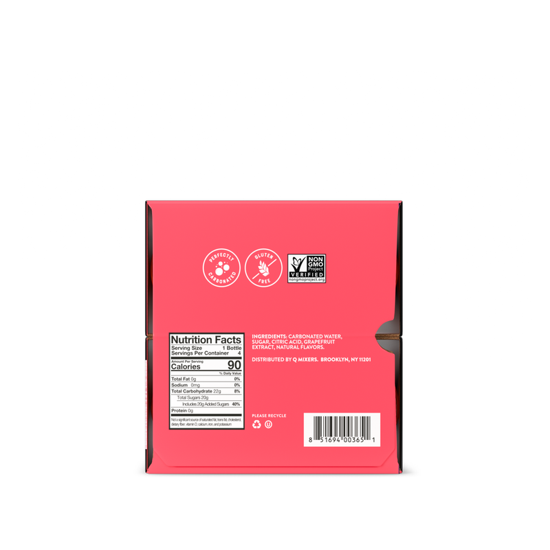 Q Mixers Grapefruit 4pk 6.7oz Can