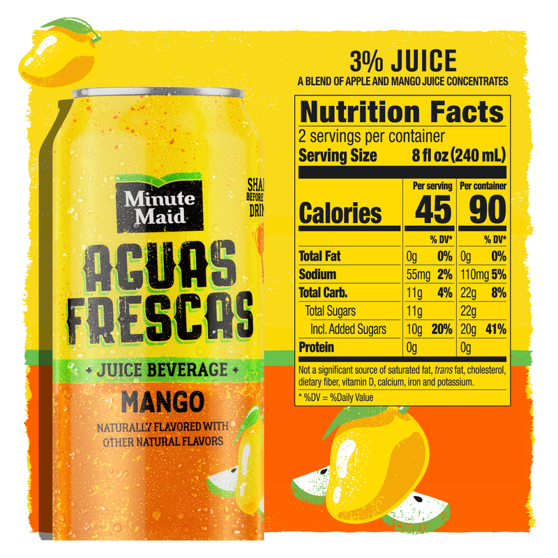 Minute Maid Aguas Frescas Mango 16oz