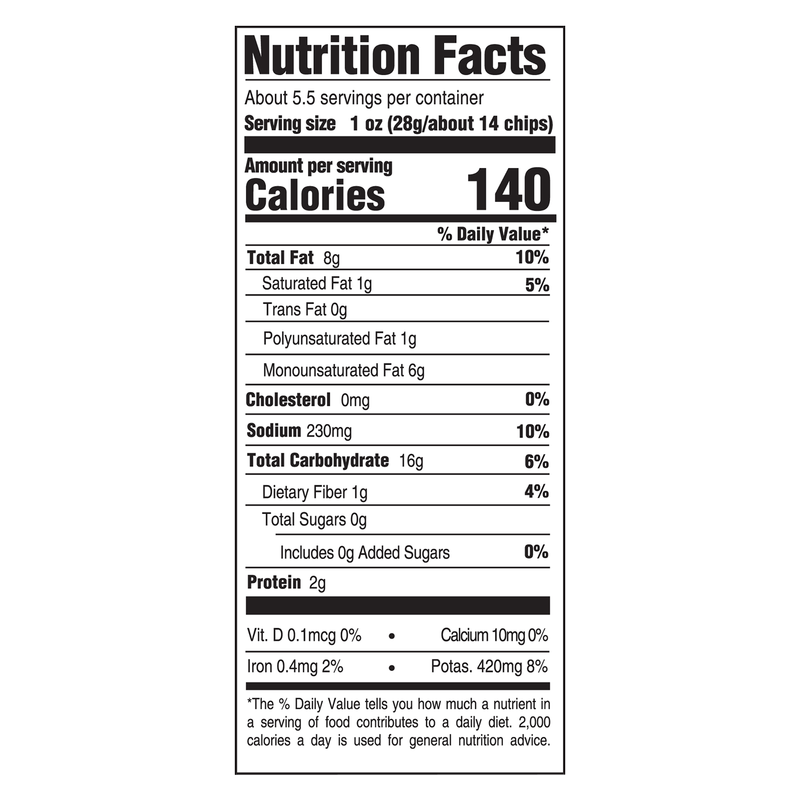 Boulder Canyon Avocado Oil Malt Vinegar and Sea Salt Kettle Potato Chips 5.25oz