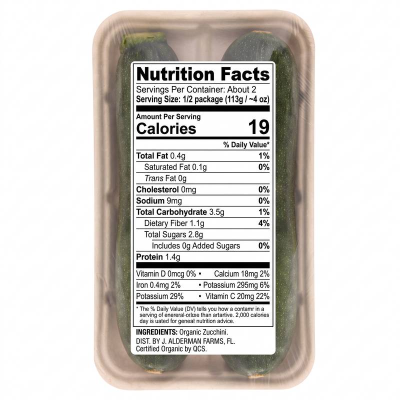 Organic Zucchini Squash - 2ct