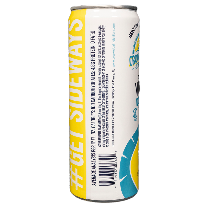 Crooked Palm Pineapple Vodka Soda 4pk 5% ABV