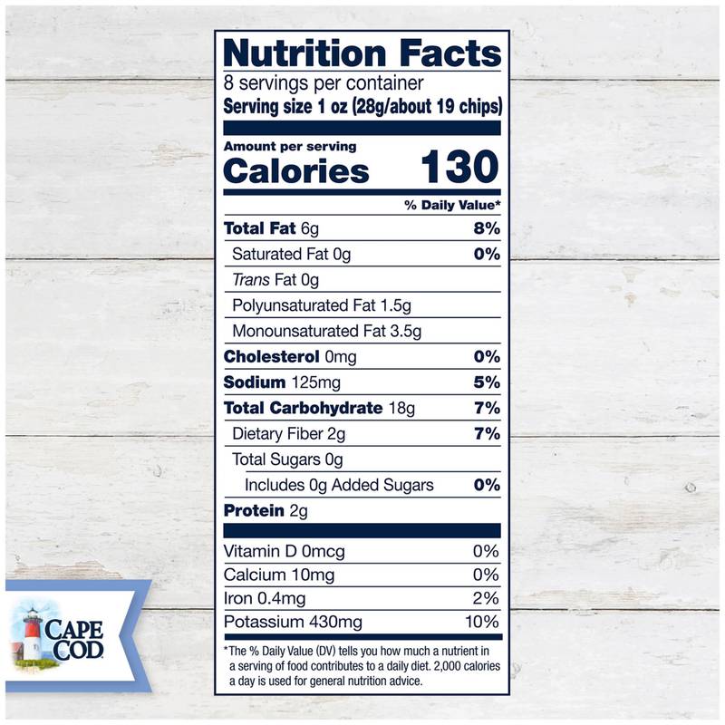 Cape Cod Reduced Fat Original Kettle Cooked Potato Chips 8oz