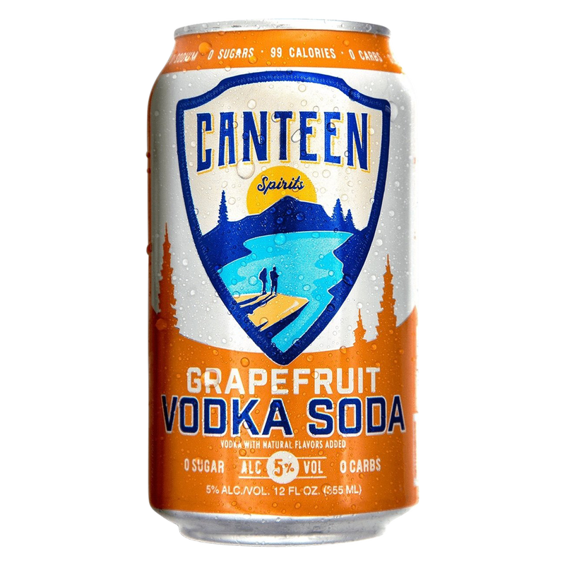 Canteen Grapefruit Vodka Soda 12oz