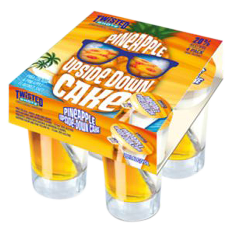 Twisted Shotz Pineapple 4pk 25ml