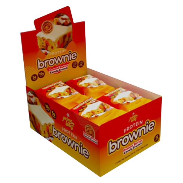 Prime Bites Protein Brownie Peanut Butter Candy Crunch 12 CT