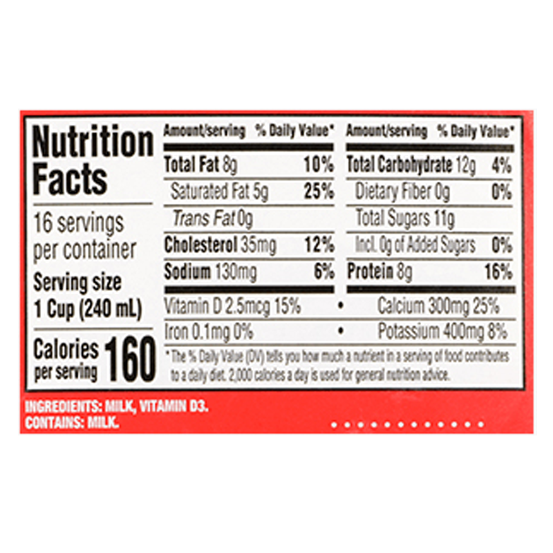 Borden Whole Vitamin D Milk - 1/2 Gallon