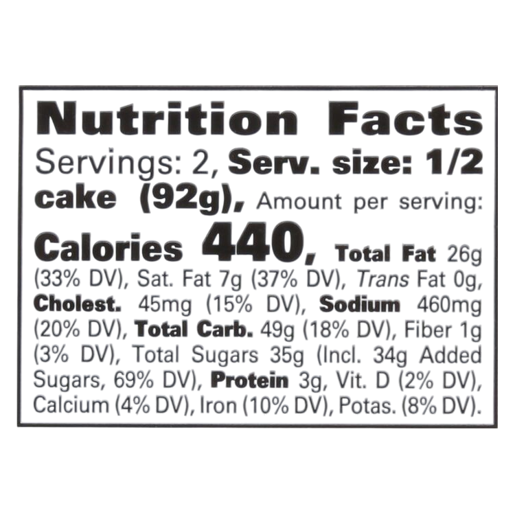 Carrot Cake with Cream Cheese Icing - 1ct