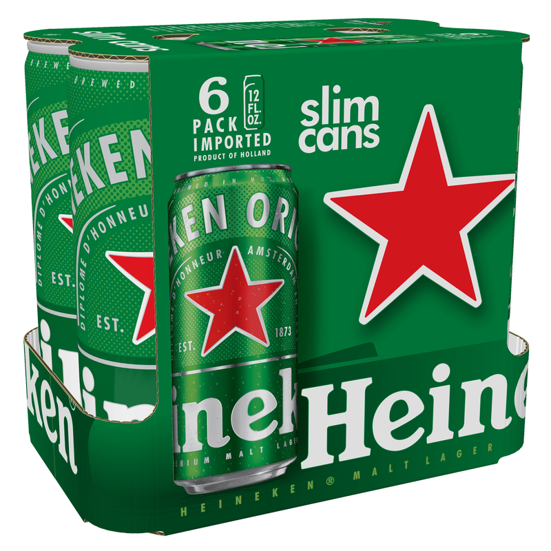 Heineken 6pk 12oz Can 5.0% ABV