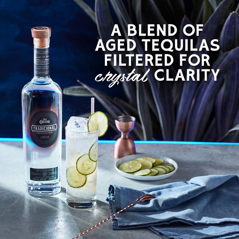 Jose Cuervo Tradicional Cristalino Tequila 750ml (80 Proof)
